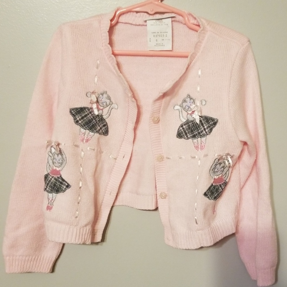 Bonnie Jean Girls pink sweater🎉